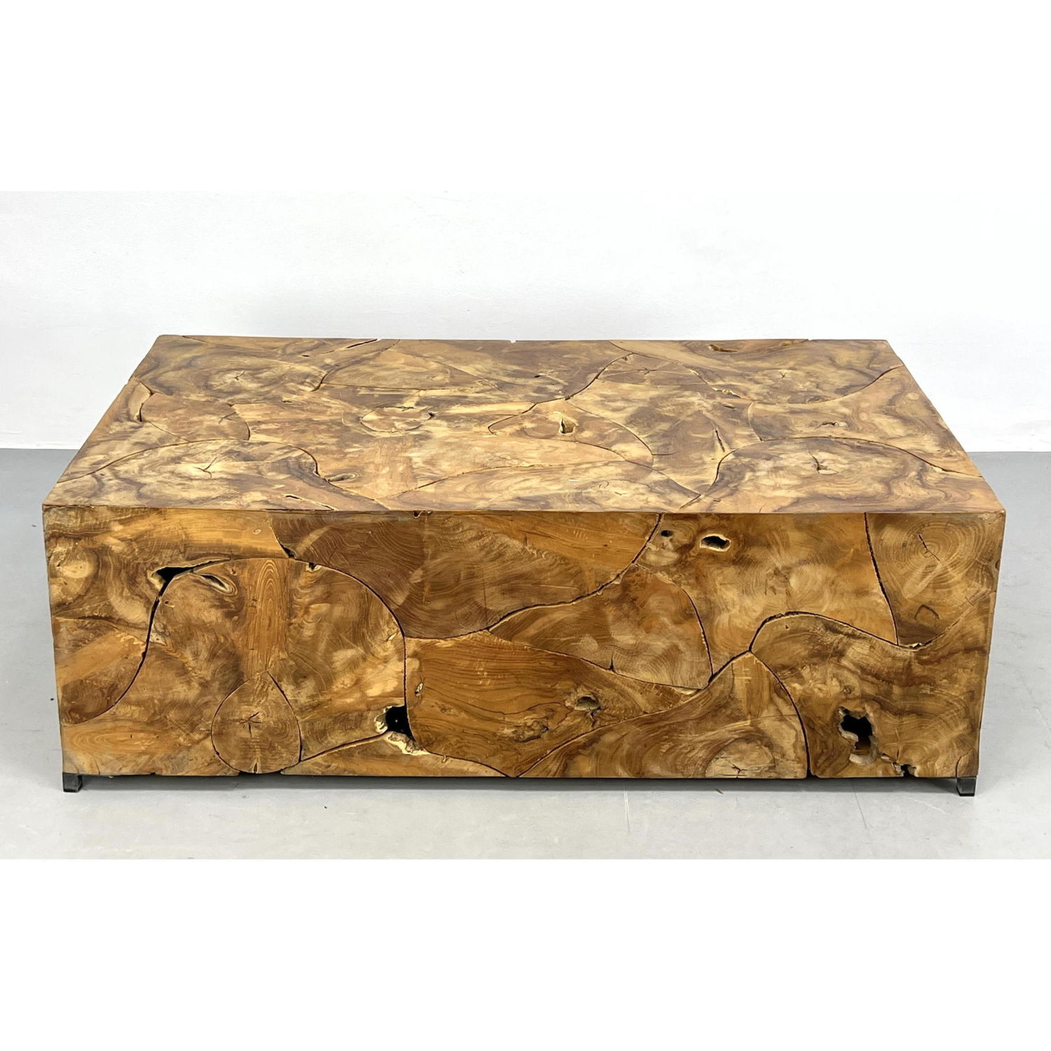 Olive Wood Patchwork Modernist