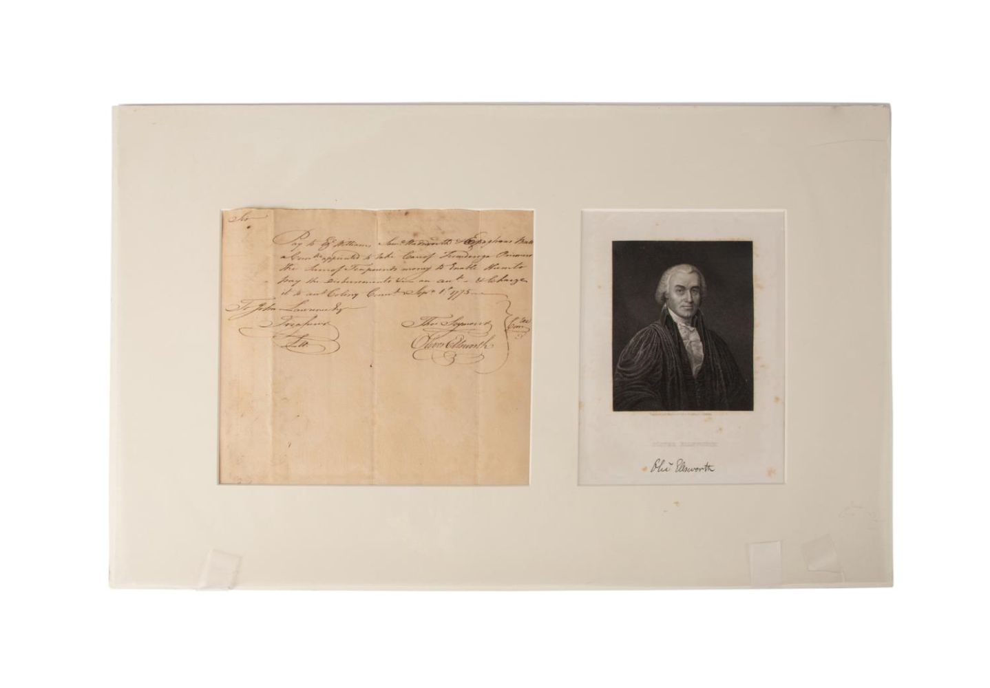 OLIVER ELLSWORTH SIGNED