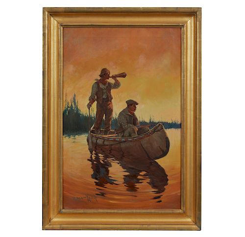 OLIVER KEMP (1887-1934) PAINTING,