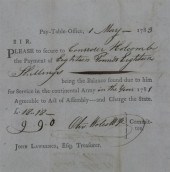 OLIVER WOLCOTT. Signer from Co