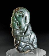OLMEC STONE PENDANT - WERE-JAG