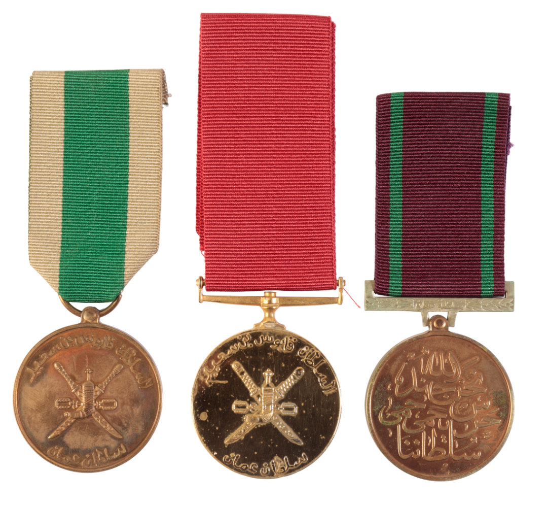 OMAN. THREE MEDALS Oman. Royal