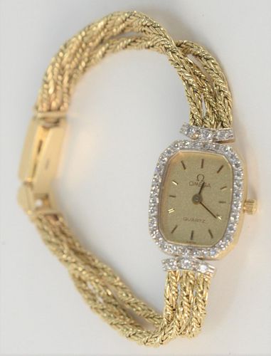 OMEGA 14 KARAT GOLD LADIES