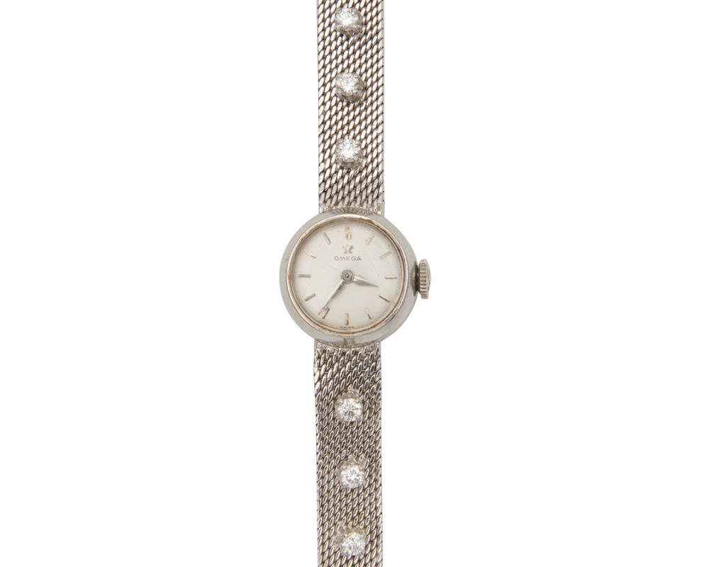 OMEGA 14K GOLD AND DIAMOND