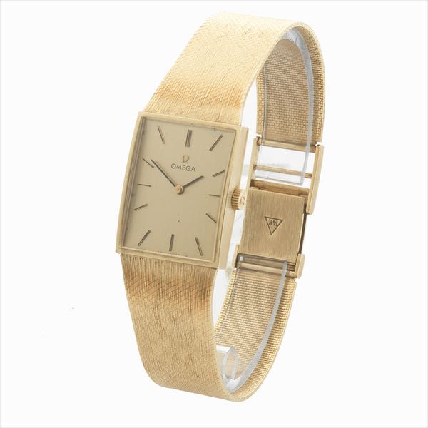 OMEGA 14K GOLD GENTLEMEN'S WATCH,