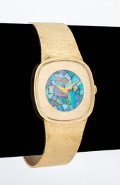 OMEGA 14K YELLOW GOLD OPAL INL