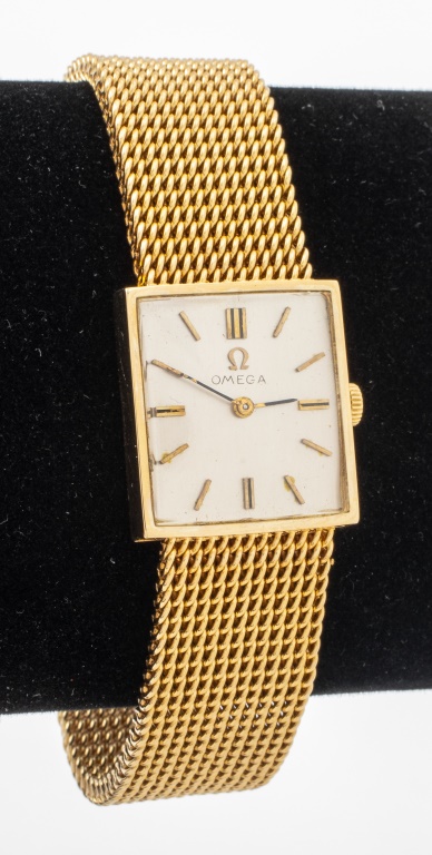 OMEGA 14K YELLOW GOLD WATCH &