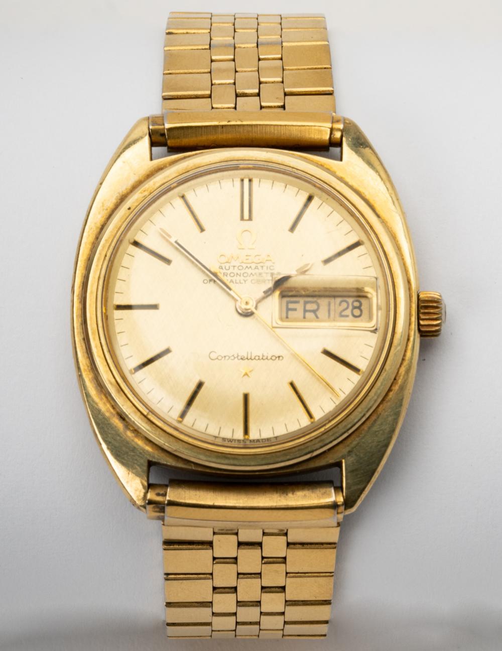 OMEGA 18 KARAT YELLOW GOLD PLATED