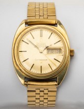 OMEGA 18 KARAT YELLOW GOLD PLA