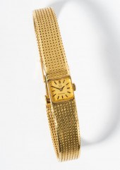 OMEGA 18 KARAT YELLOW GOLD MEC