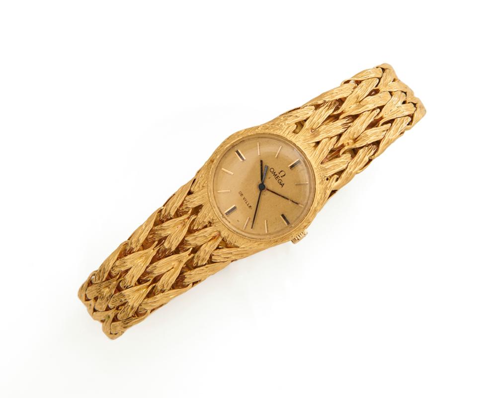 OMEGA 18K GOLD DEVILLE