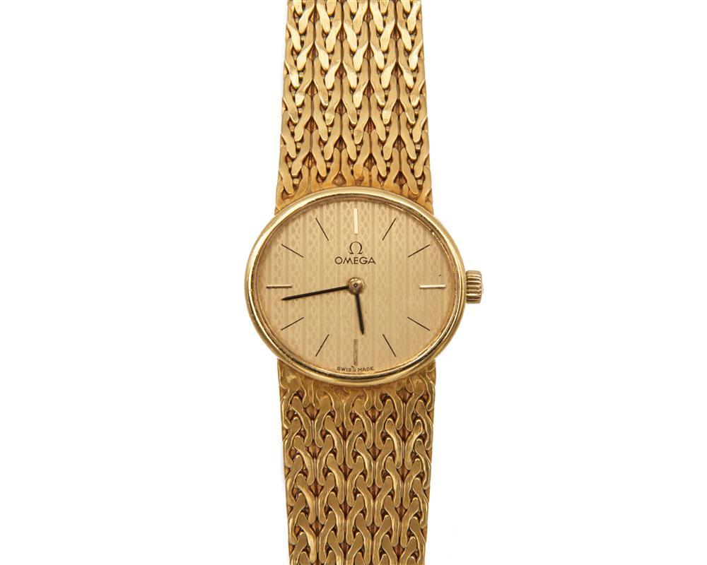 OMEGA 18K GOLD WRISTWATCHOMEGA