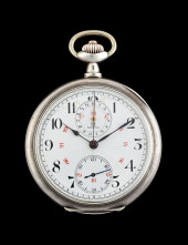 OMEGA COIN SILVER O/F CHRONOGR