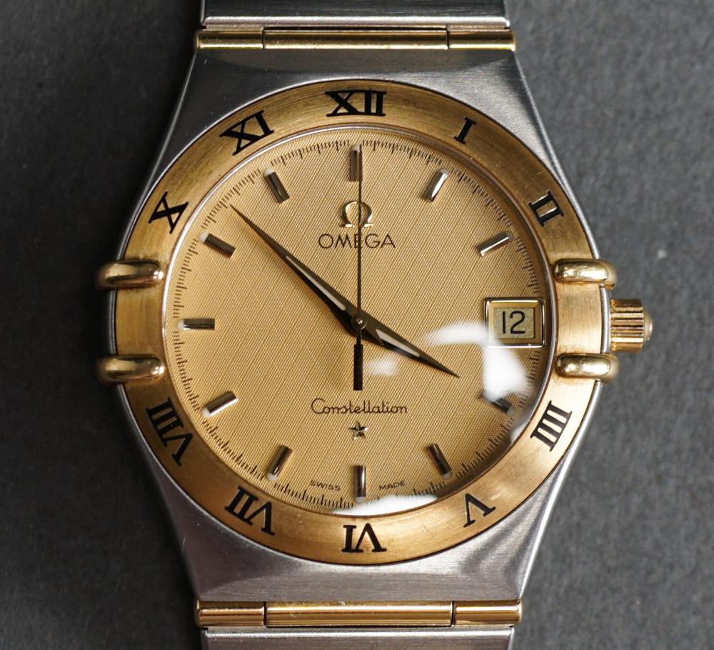 OMEGA CONSTELLATION YELLOW-GOLD AND