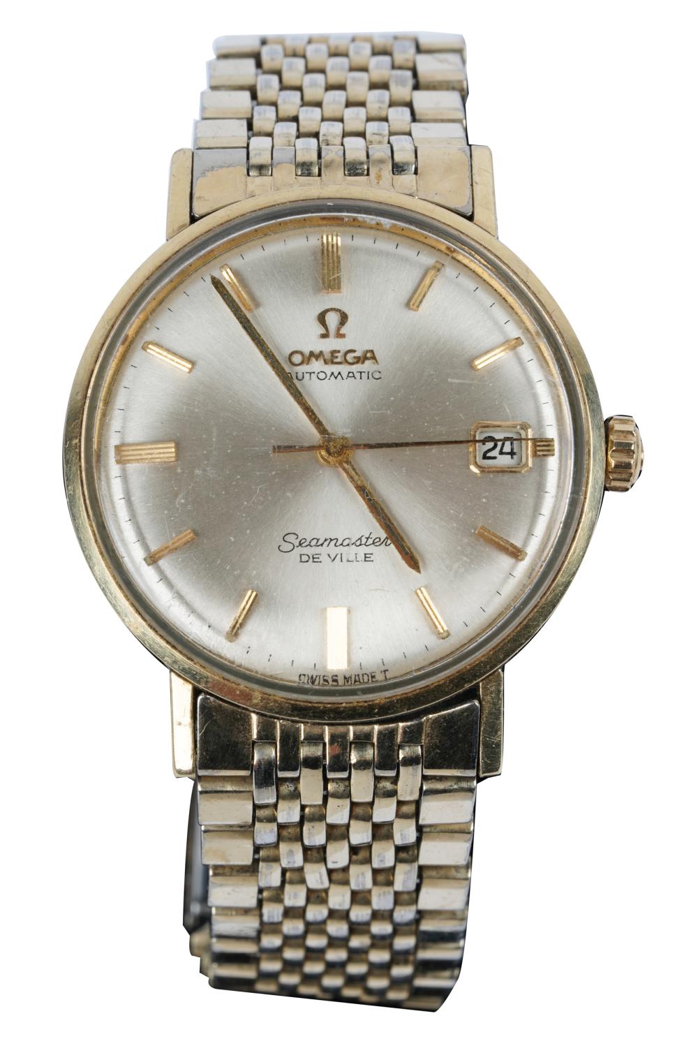 OMEGA GOLD-PLATE SEAMASTER WATCHthe