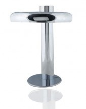 OMI-STYLE CHROME 'SAUCER' LAMP