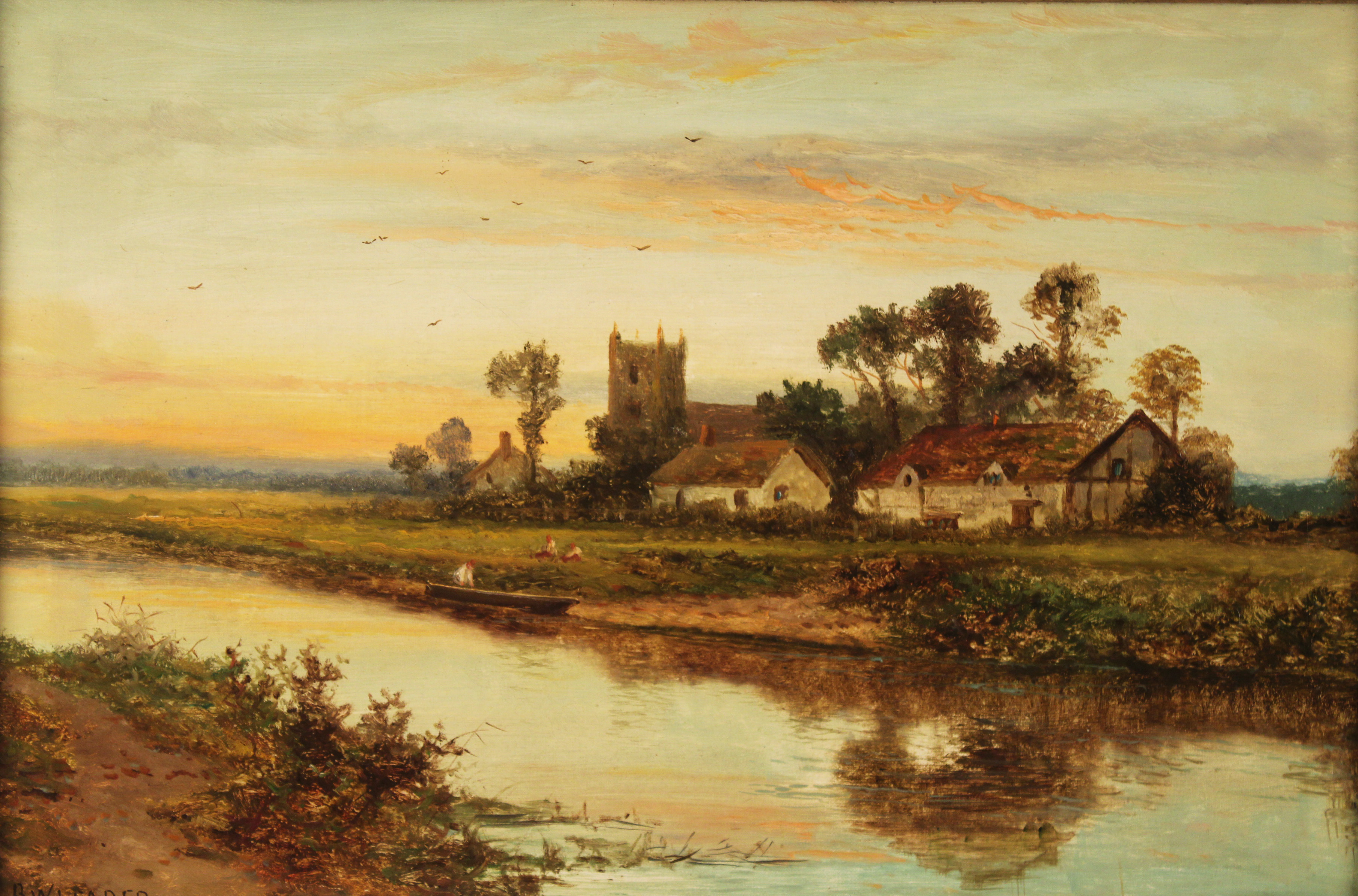 ON THE RIVER YARE BY BENJAMIN