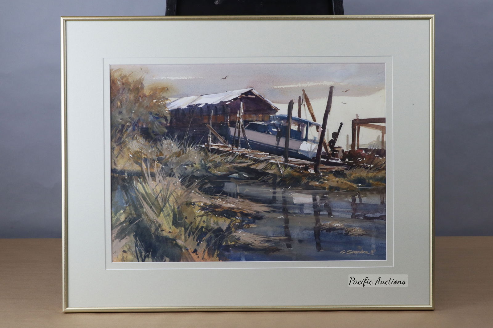 ON THE WAYS ORIGINAL WATERCOLOR BY
