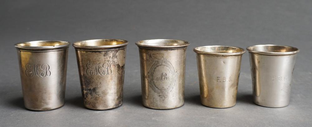 ONE .800-SILVER AND FOUR AMERICAN