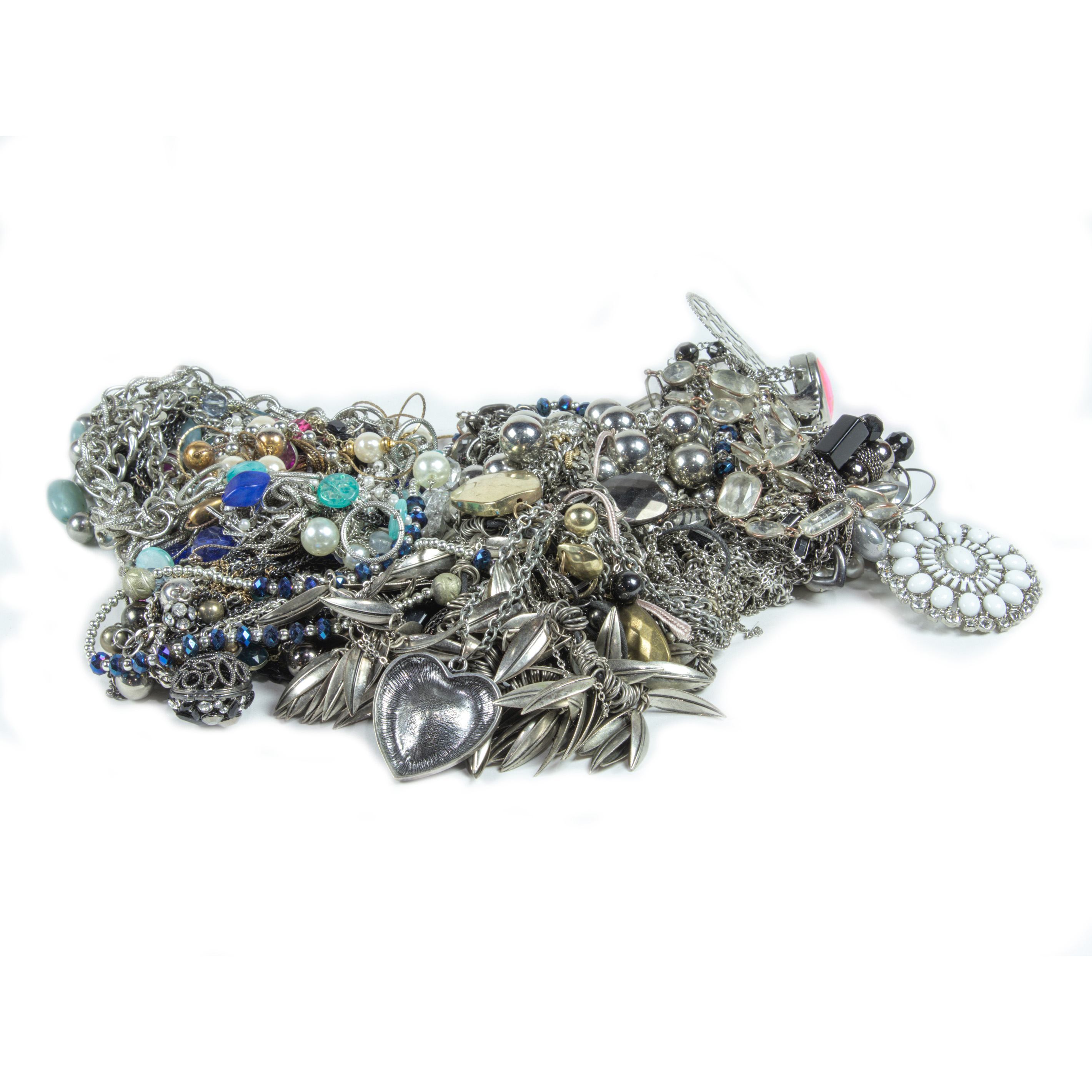 ONE BAG OF COSTUME JEWELRY One
