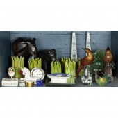 ONE BIN OF DECORATIVE ART INCL