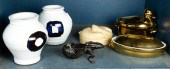 ONE BIN OF DECORATIVE ART INCL
