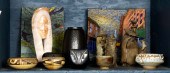 ONE BIN OF DECORATIVE ART One