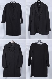 One black Theory double-breast