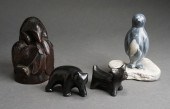 ONE BLACKWARE POTTERY AND ONE
