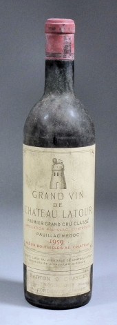 One bottle of 1959 Chateau Lat
