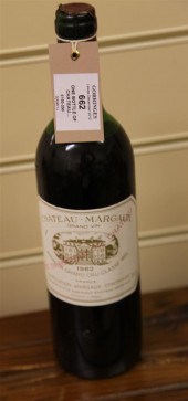 One bottle of Chateau Margaux