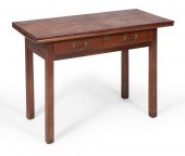ONE-DRAWER CARD TABLE NEW ENGL