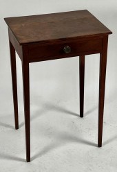 ONE-DRAWER HEPPLEWHITE STAND E