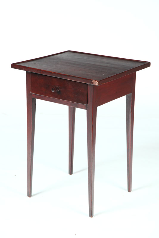 ONE-DRAWER STAND.  American 