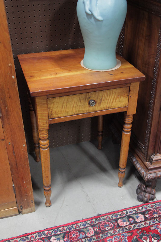 ONE DRAWER STAND. Cherry and