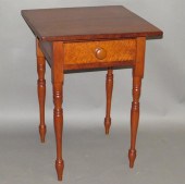 ONE DRAWER STANDca. 1820; mixe