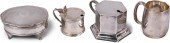 ONE ENGLISH SILVER MUSTARD POT