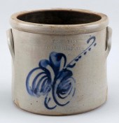 ONE-GALLON STONEWARE CROCK AME