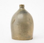 ONE-GALLON STONEWARE JUG, BENN