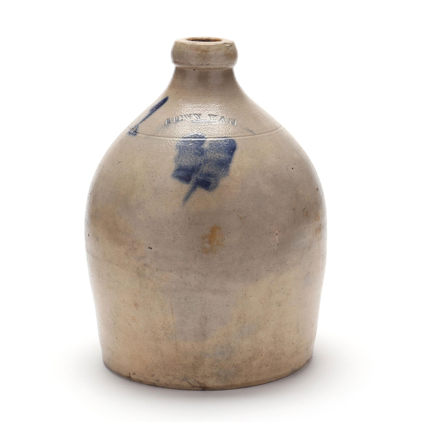 ONE GALLON STONEWARE JUG STAMPEDOne