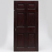 ONE GEORGE III CARVED MAHOGANY