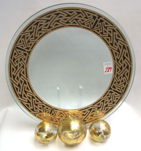 ONE-HALF INCH THICK CRYSTAL PLATTER