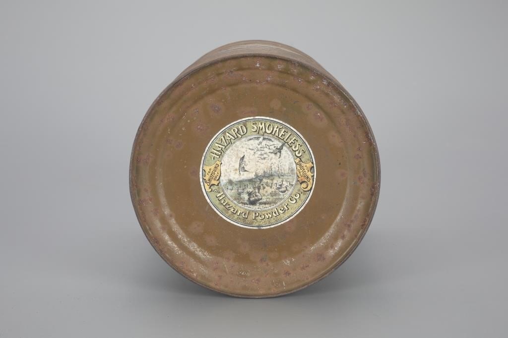 ONE HAZARD POWDER TIN9 in. tall One