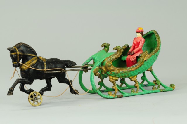 ONE HORSE OPEN SLEIGH Hubley