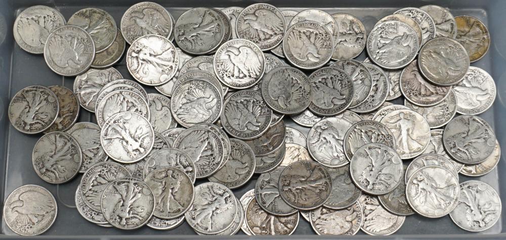 ONE HUNDRED U.S. SILVER