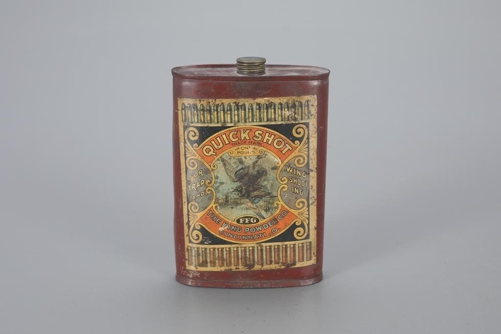 ONE KING POWDER CO. TIN6 in. tall A