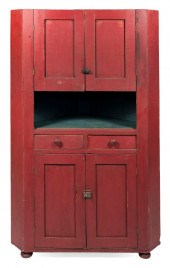 ONE-PART CORNER CUPBOARD THIRD
