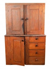 ONE-PART STEP-BACK CUPBOARD 19