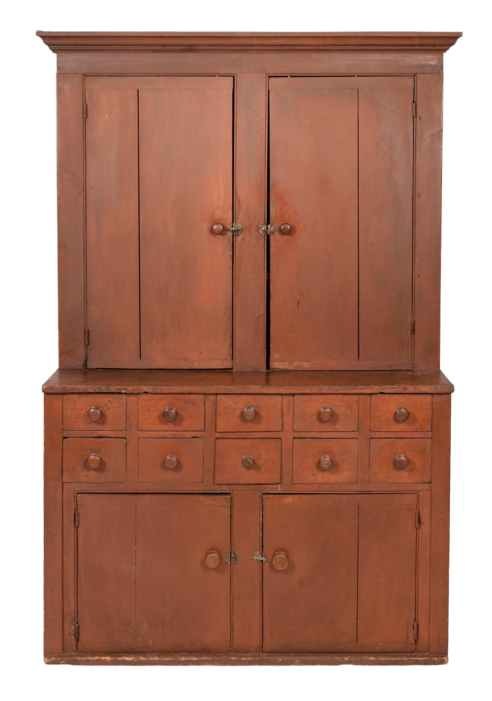 ONE-PART STEP-BACK CUPBOARD