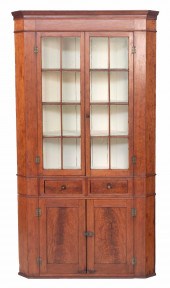 ONE-PIECE CORNER CUPBOARD AMER